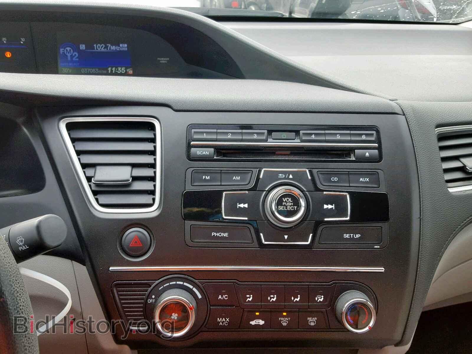 2014 HONDA CIVIC LX - VIN: 19XFB2F52EE014855 - Фото 9