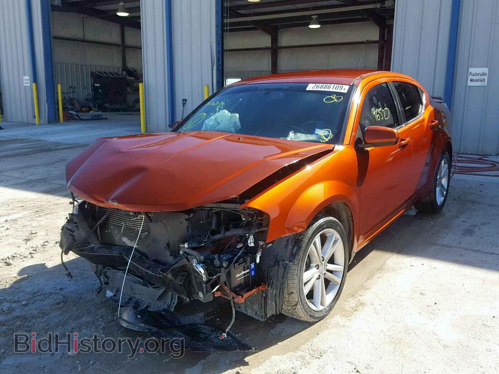 2012 DODGE AVENGER - VIN: 1C3CDZEGXCN222181 - Фото 2
