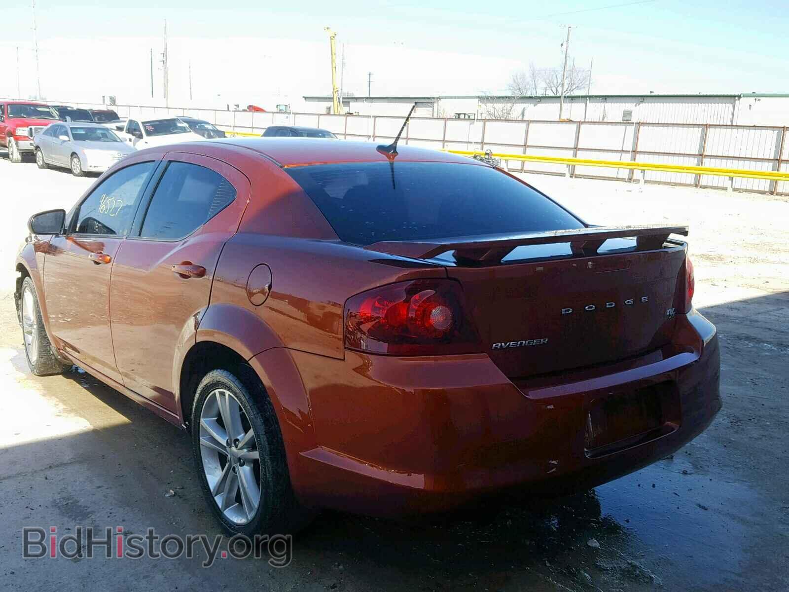 2012 DODGE AVENGER - VIN: 1C3CDZEGXCN222181 - Фото 3