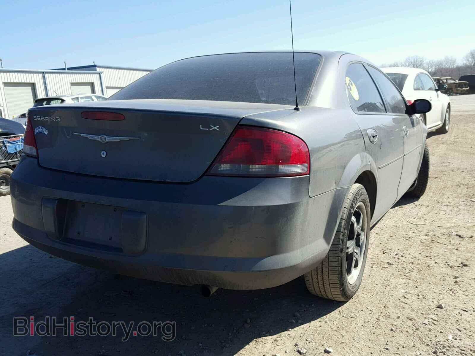 2004 CHRYSLER SEBRING - VIN: 1C3EL46X14N203727 - Фото 4