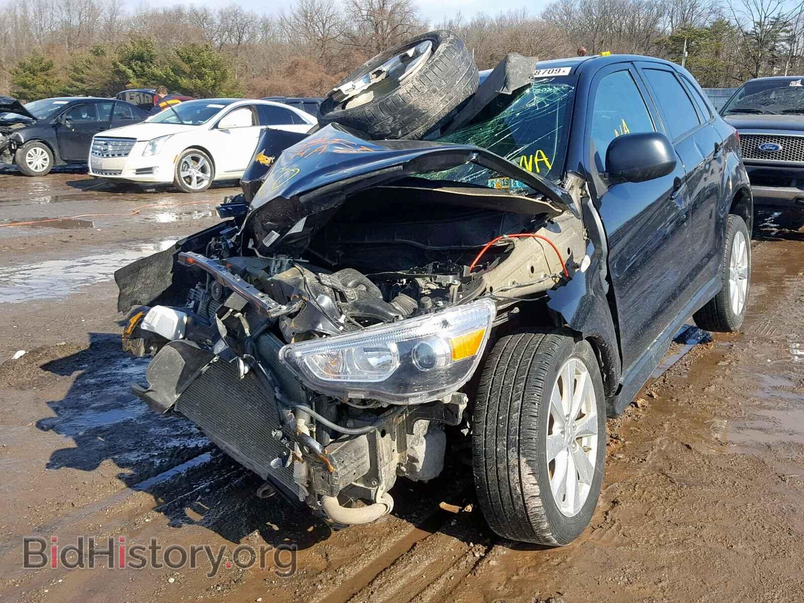2014 MITSUBISHI OUTLANDER - VIN: 4A4AP3AUXEE009732 - Фото 2