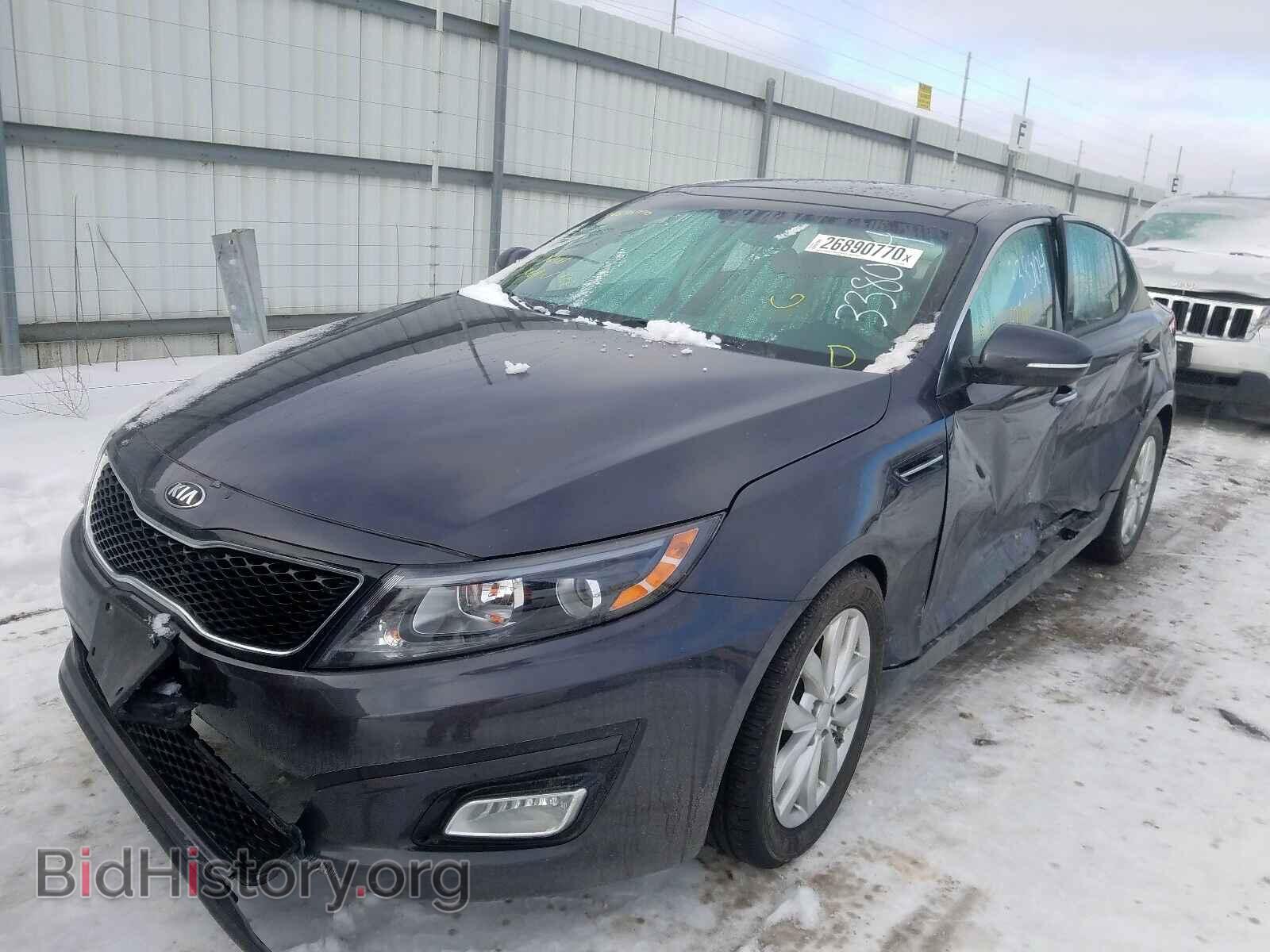 2015 KIA OPTIMA - VIN: 5XXGN4A70FG444635 - Фото 2