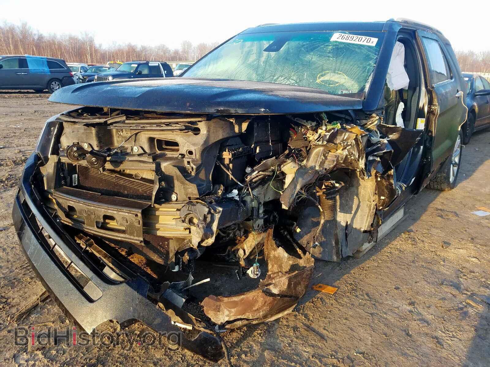 2016 FORD EXPLORER L - VIN: 1FM5K8F86GGC53610 - Фото 2