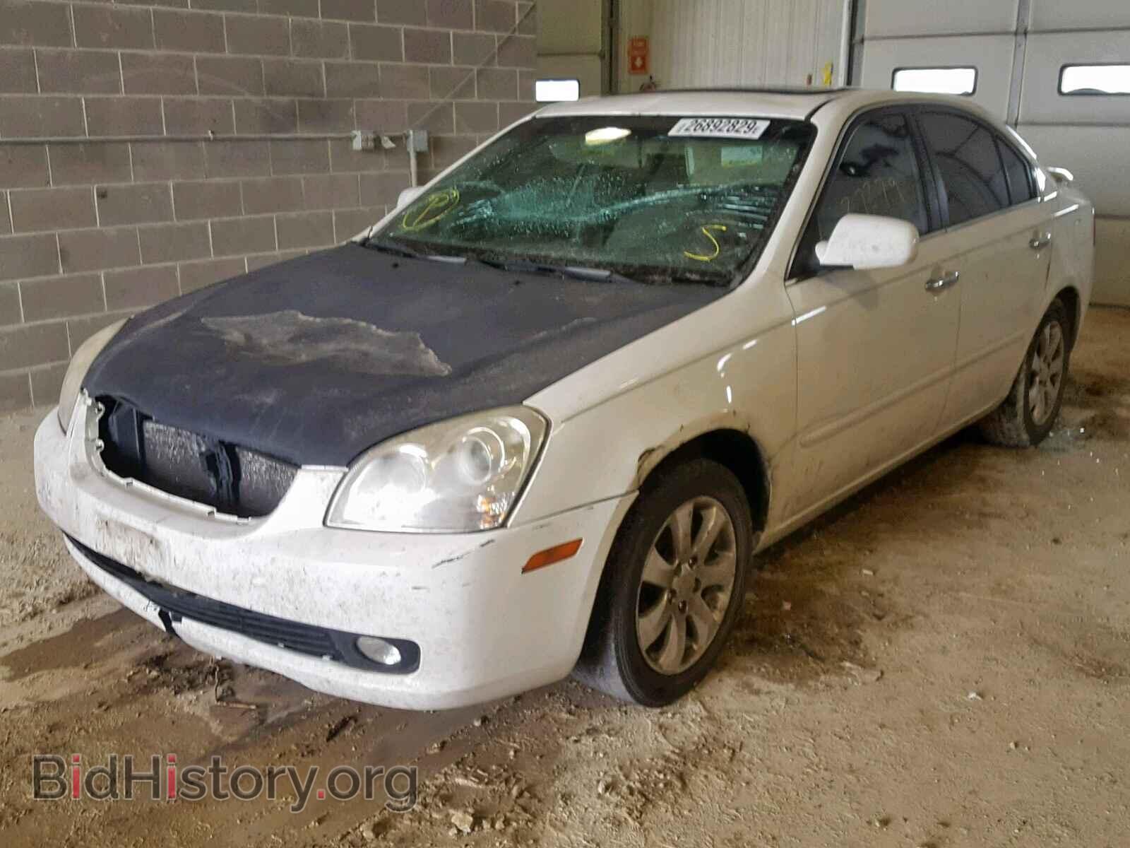 2007 KIA OPTIMA - VIN: KNAGE124875140636 - Фото 2