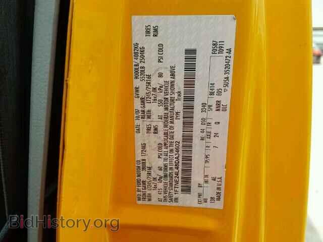 2008 FORD ECONOLINE - VIN: 1FTNE24L48DA34602 - Фото 10