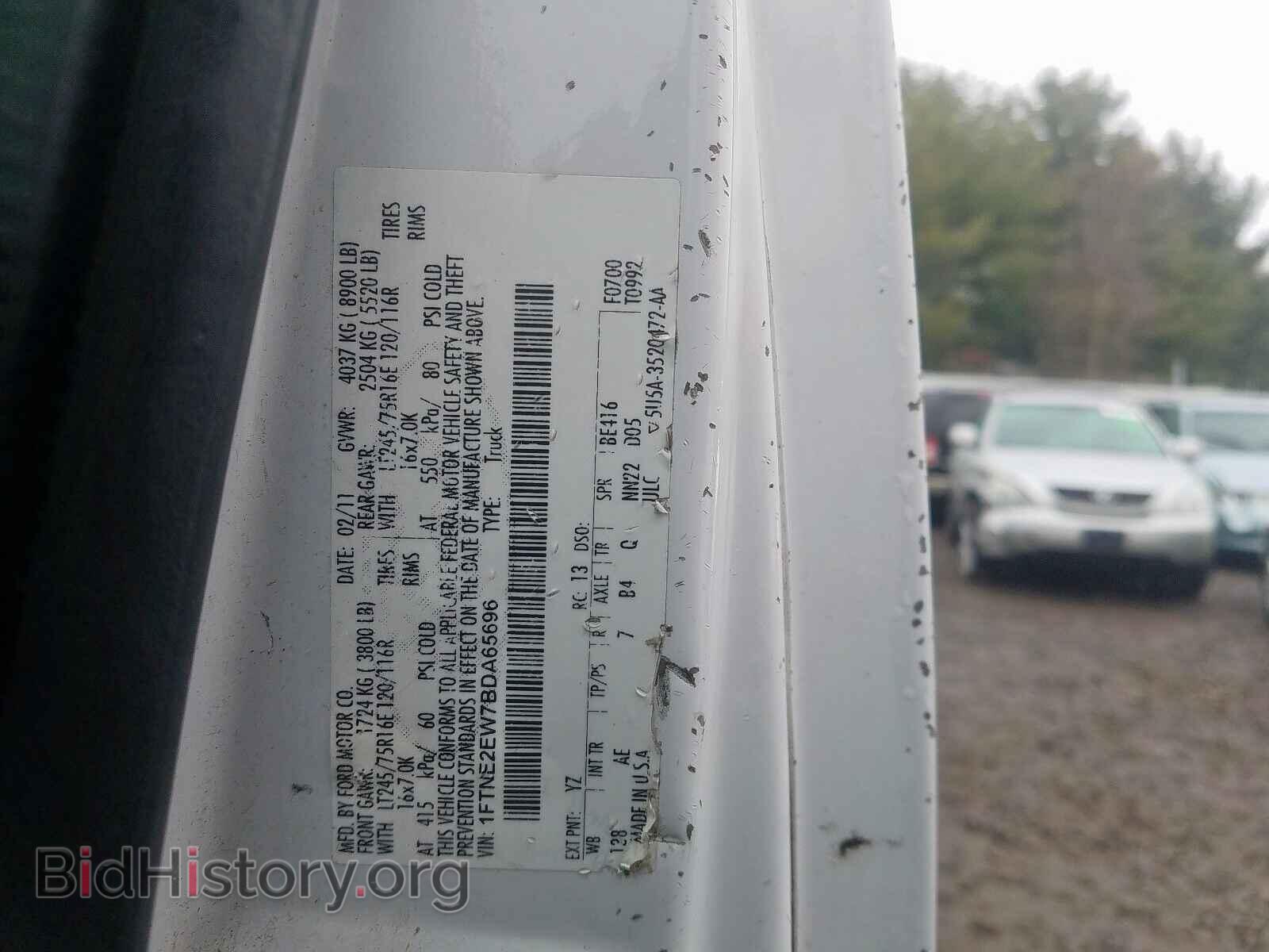 2011 FORD ECONOLINE - VIN: 1FTNE2EW7BDA65696 - Фото 10