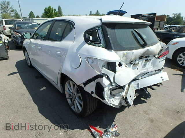 2011 LEXUS CT 200 - VIN: JTHKD5BH2B2038834 - Фото 3