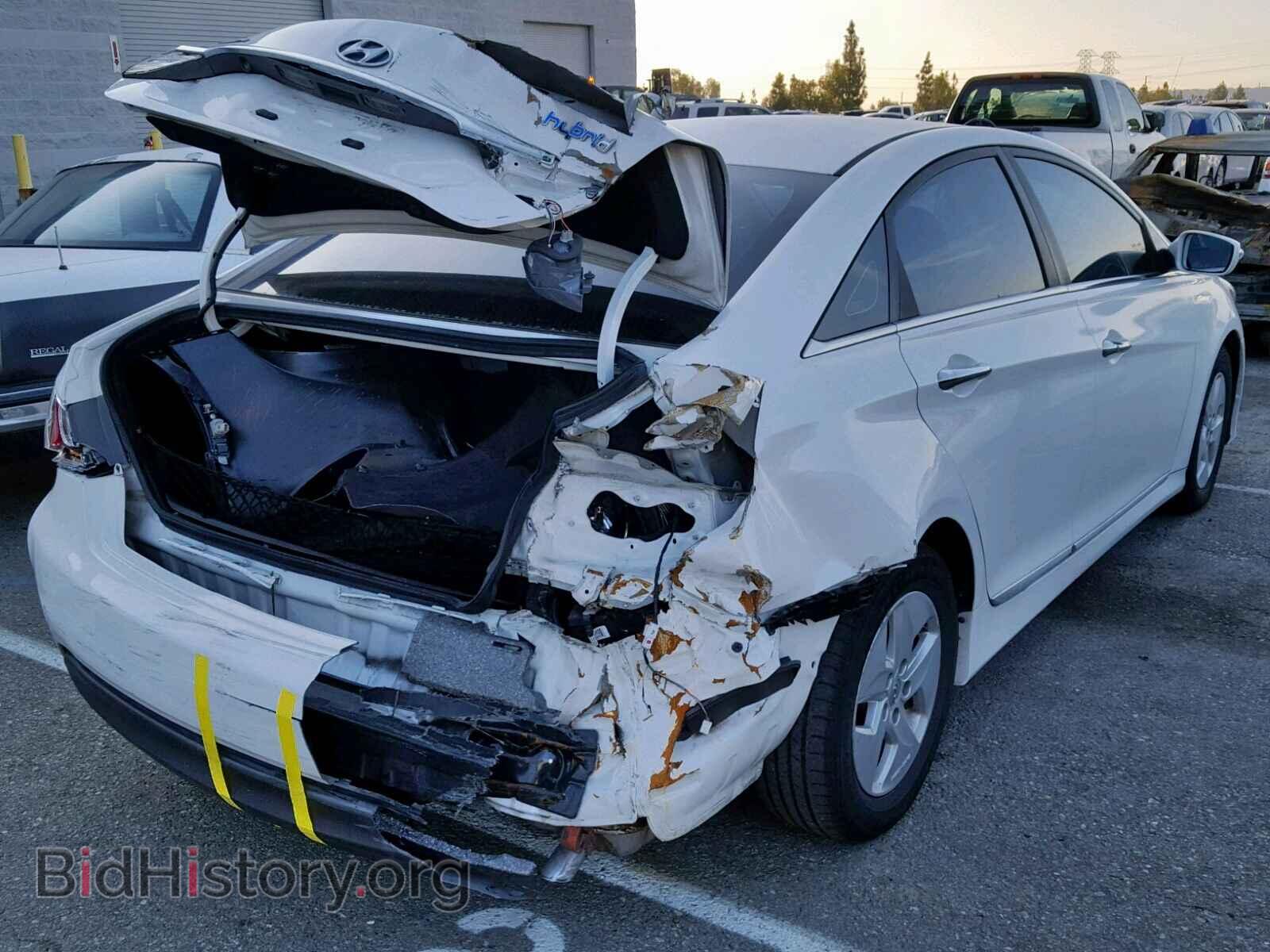 2012 HYUNDAI SONATA - VIN: KMHEC4A43CA056739 - Фото 4
