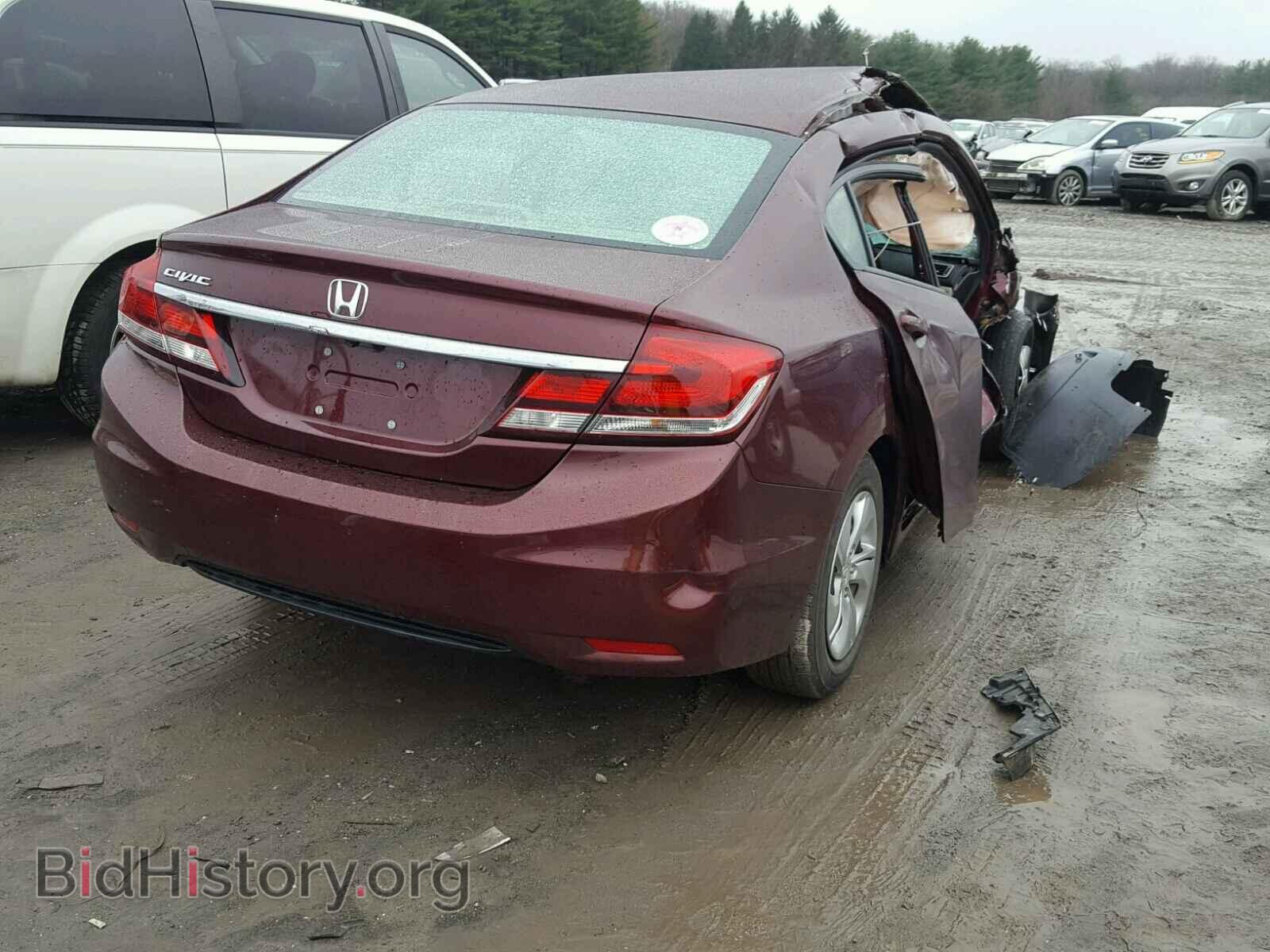 2014 HONDA CIVIC - VIN: 2HGFB2F53EH550672 - Фото 4