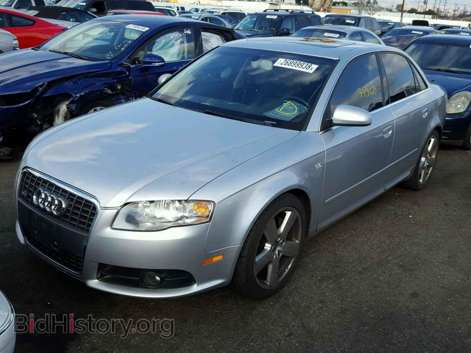 2008 AUDI A4 - VIN: WAUAH78E78A037507 - Фото 2