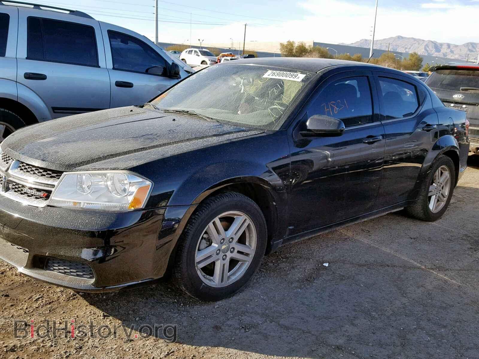 2012 DODGE AVENGER - VIN: 1C3CDZCB1CN199574 - Фото 2