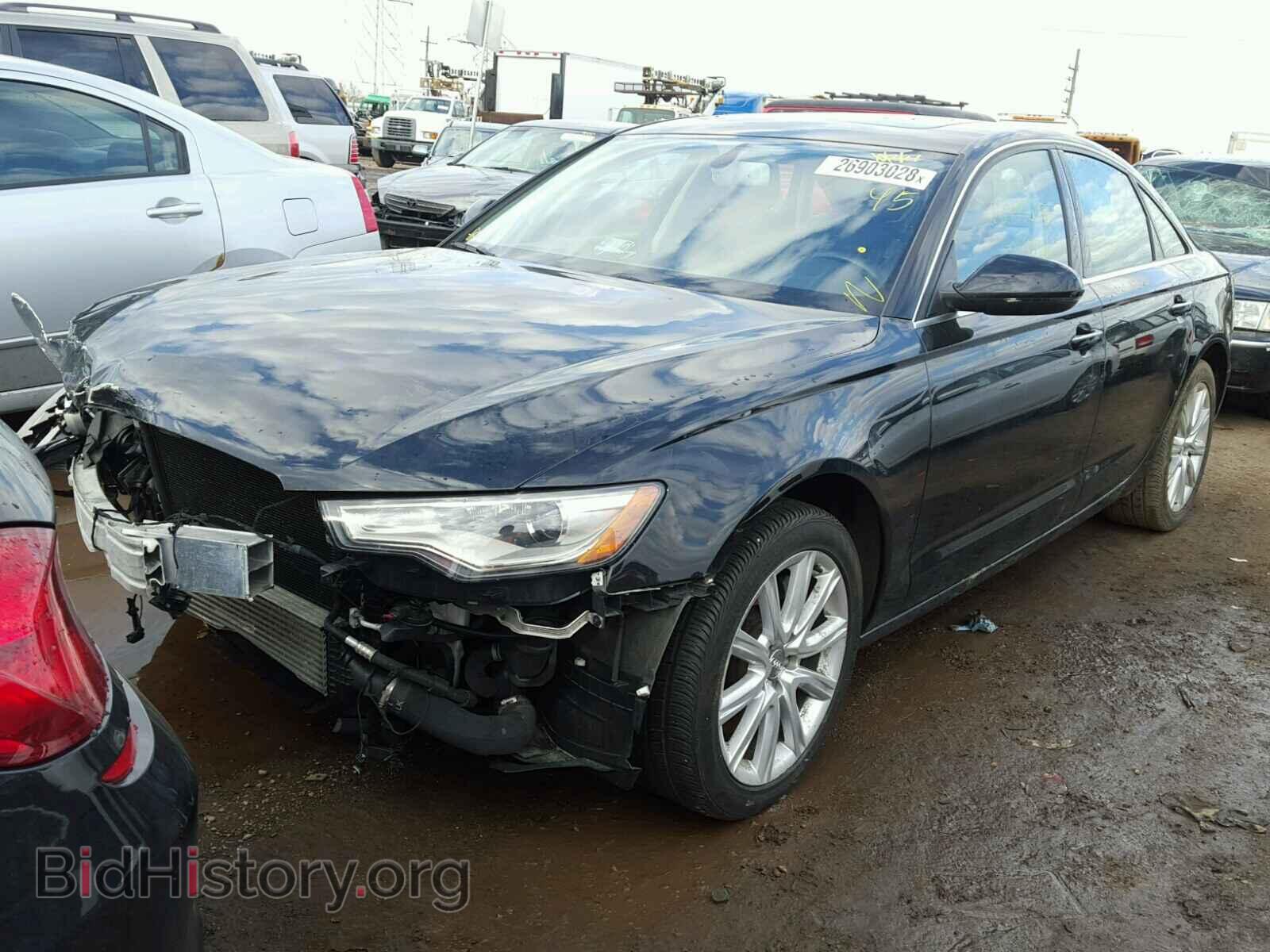 2014 AUDI A6 - VIN: WAUGFAFC6EN081209 - Фото 2
