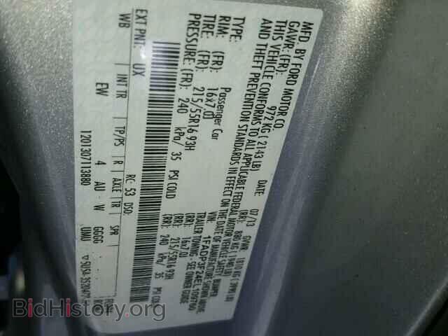 2014 FORD FOCUS - VIN: 1FADP3F24EL109760 - Фото 10