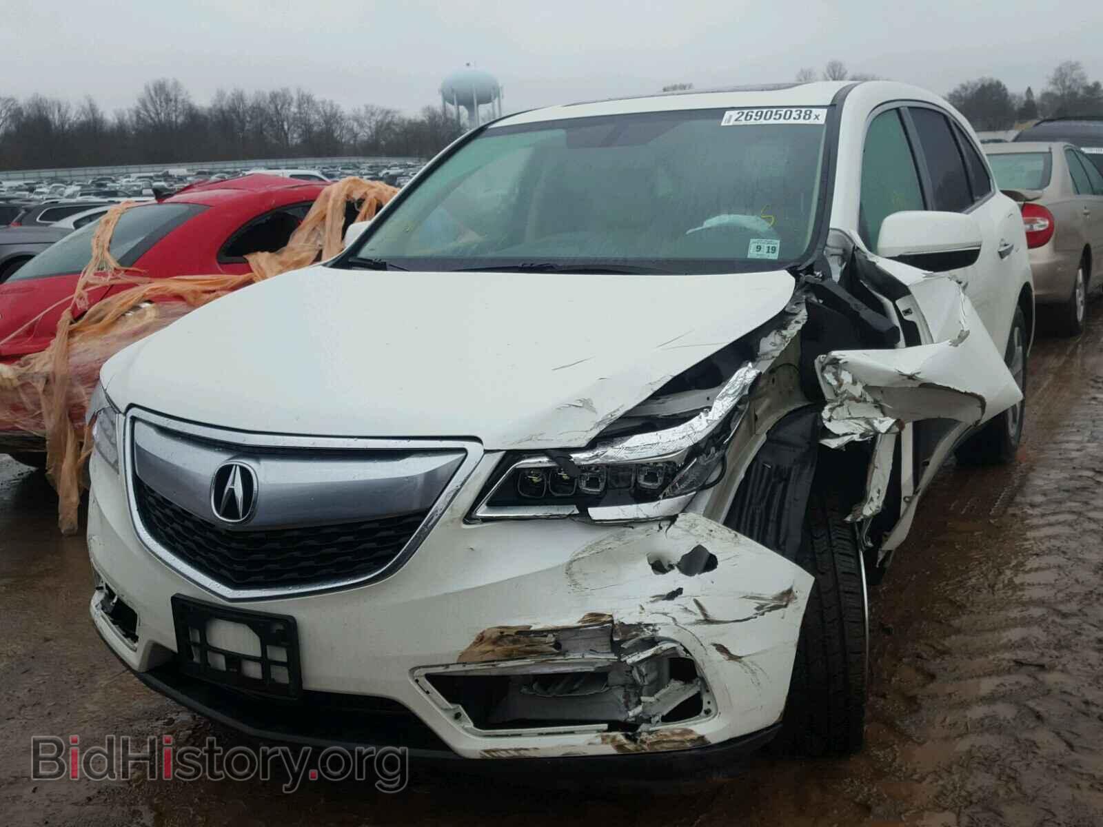 2015 ACURA MDX - VIN: 5FRYD4H25FB011721 - Фото 2