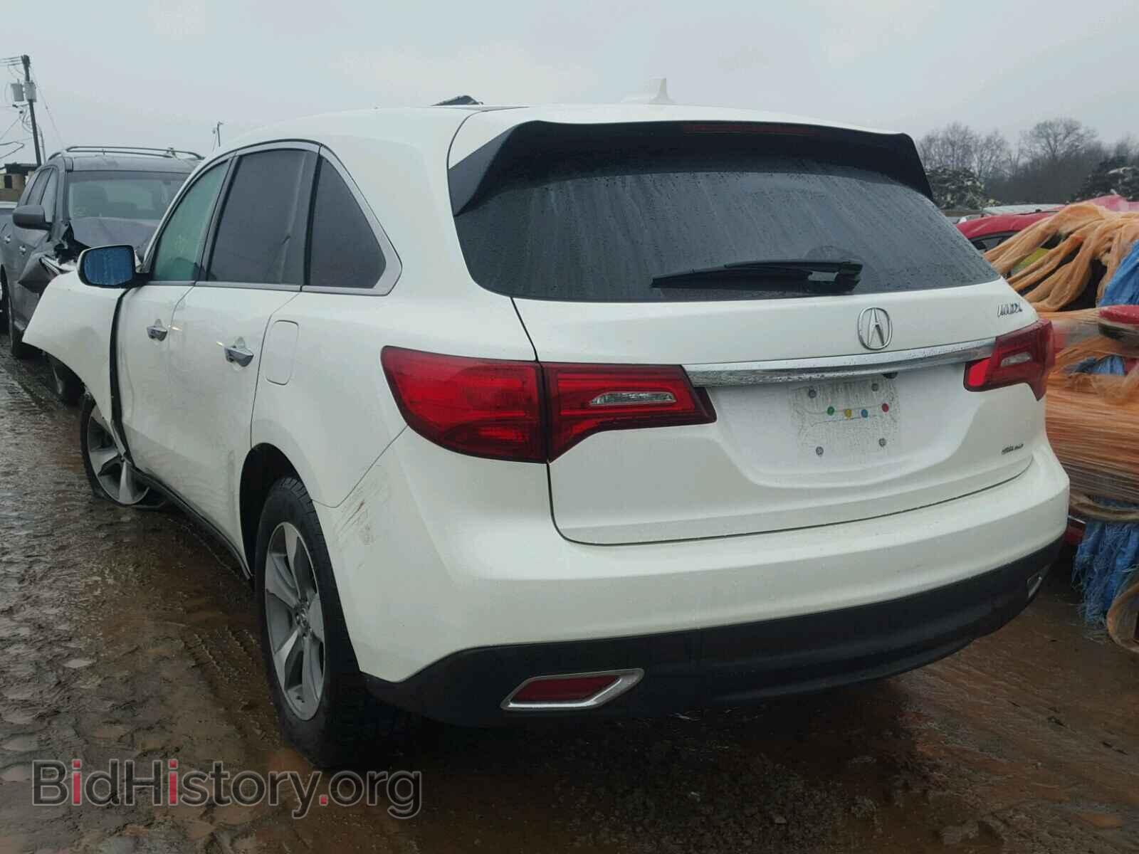 2015 ACURA MDX - VIN: 5FRYD4H25FB011721 - Фото 3
