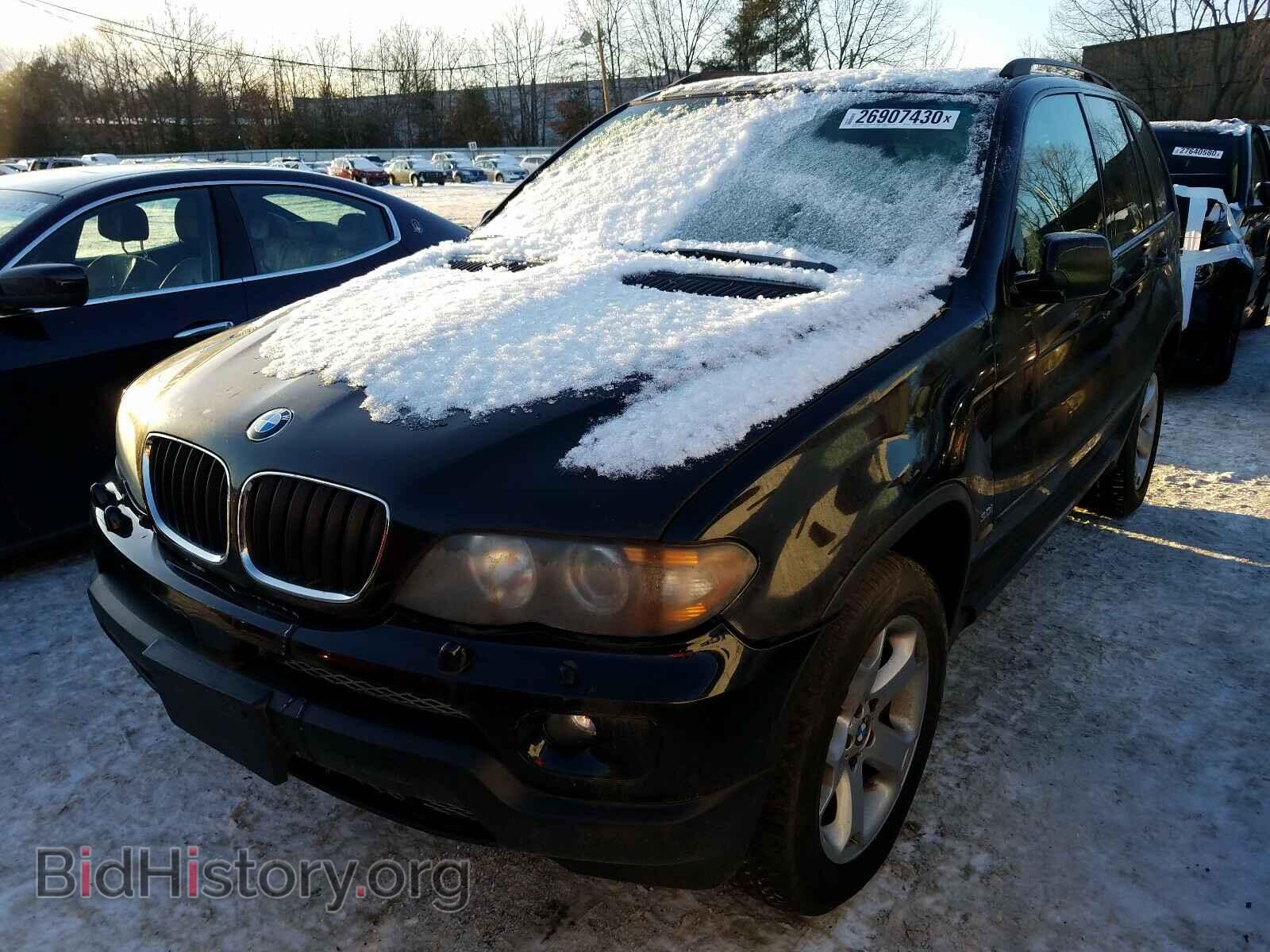 2005 BMW X5 - VIN: 5UXFA13575LY15580 - Фото 2