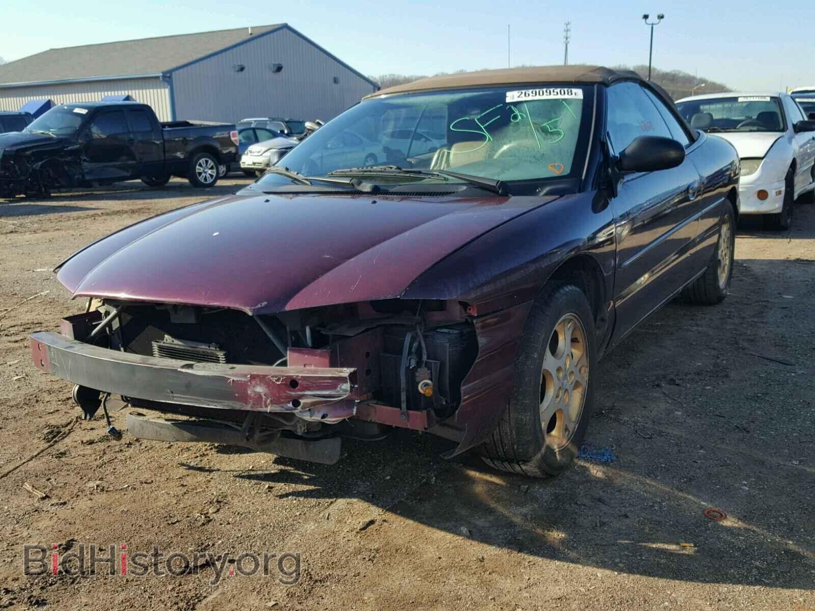 1998 CHRYSLER SEBRING - VIN: 3C3EL55H9WT334214 - Фото 2