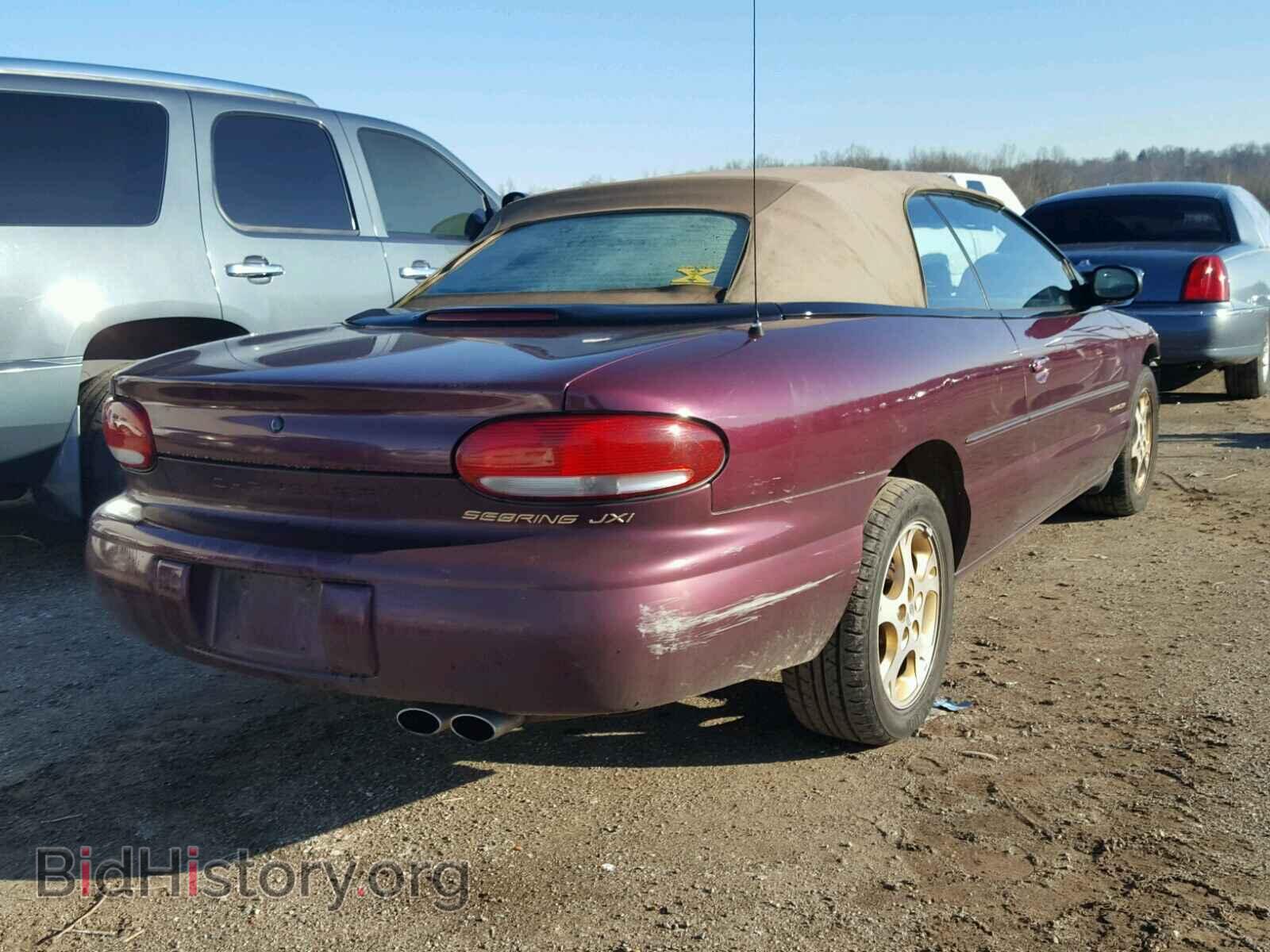 1998 CHRYSLER SEBRING - VIN: 3C3EL55H9WT334214 - Фото 4