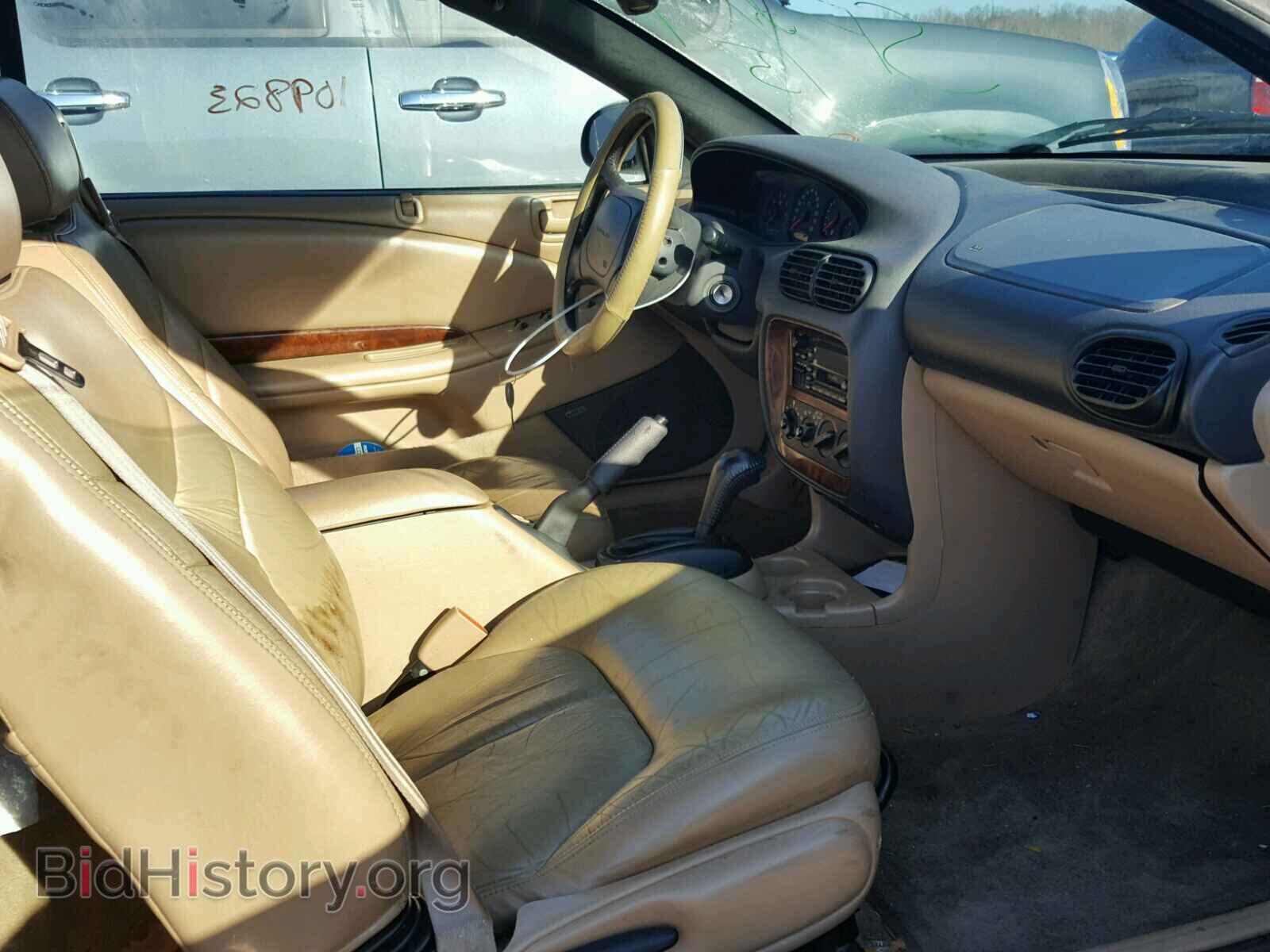 1998 CHRYSLER SEBRING - VIN: 3C3EL55H9WT334214 - Фото 5