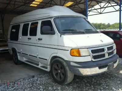 2003 Dodge RAM VAN RAM Van B1, white — VIN 2D6WB11Y13K527265, Copart