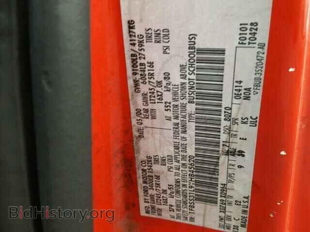 2000 FORD ECONOLINE - VIN: 1FBSS31L9YHB45620 - Photo 10