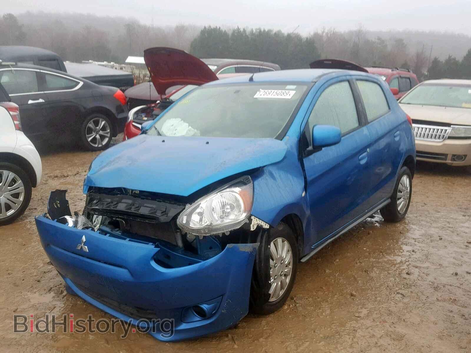 2014 MITSUBISHI MIRAGE - VIN: ML32A3HJ7EH006961 - Фото 2