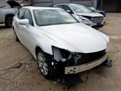 2015 Lexus IS IS 250, белый — VIN JTHBF1D26F5070105, Copart