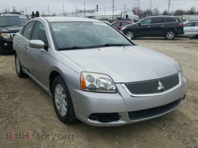 2012 Mitsubishi GALANT Galant FE, silver — VIN 4A32B2FF9CE010475, Copart