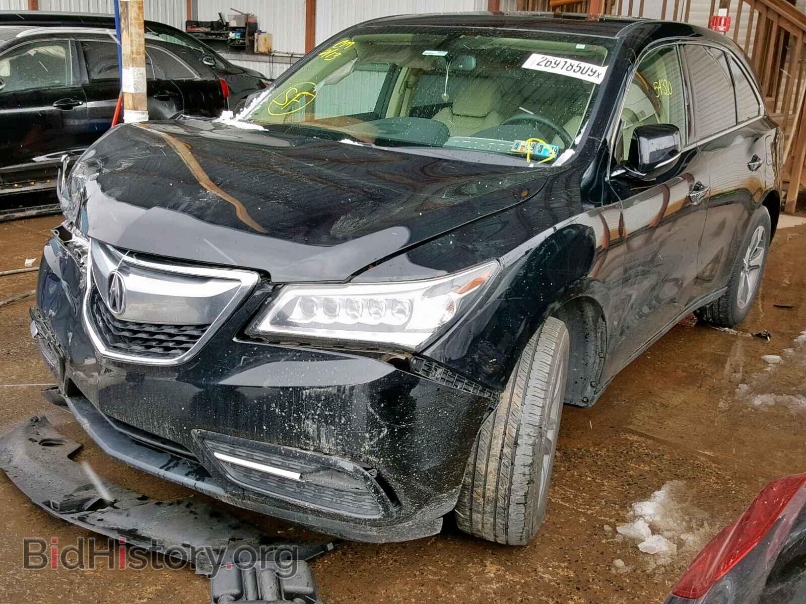 2014 ACURA MDX - VIN: 5FRYD4H21EB017871 - Фото 2