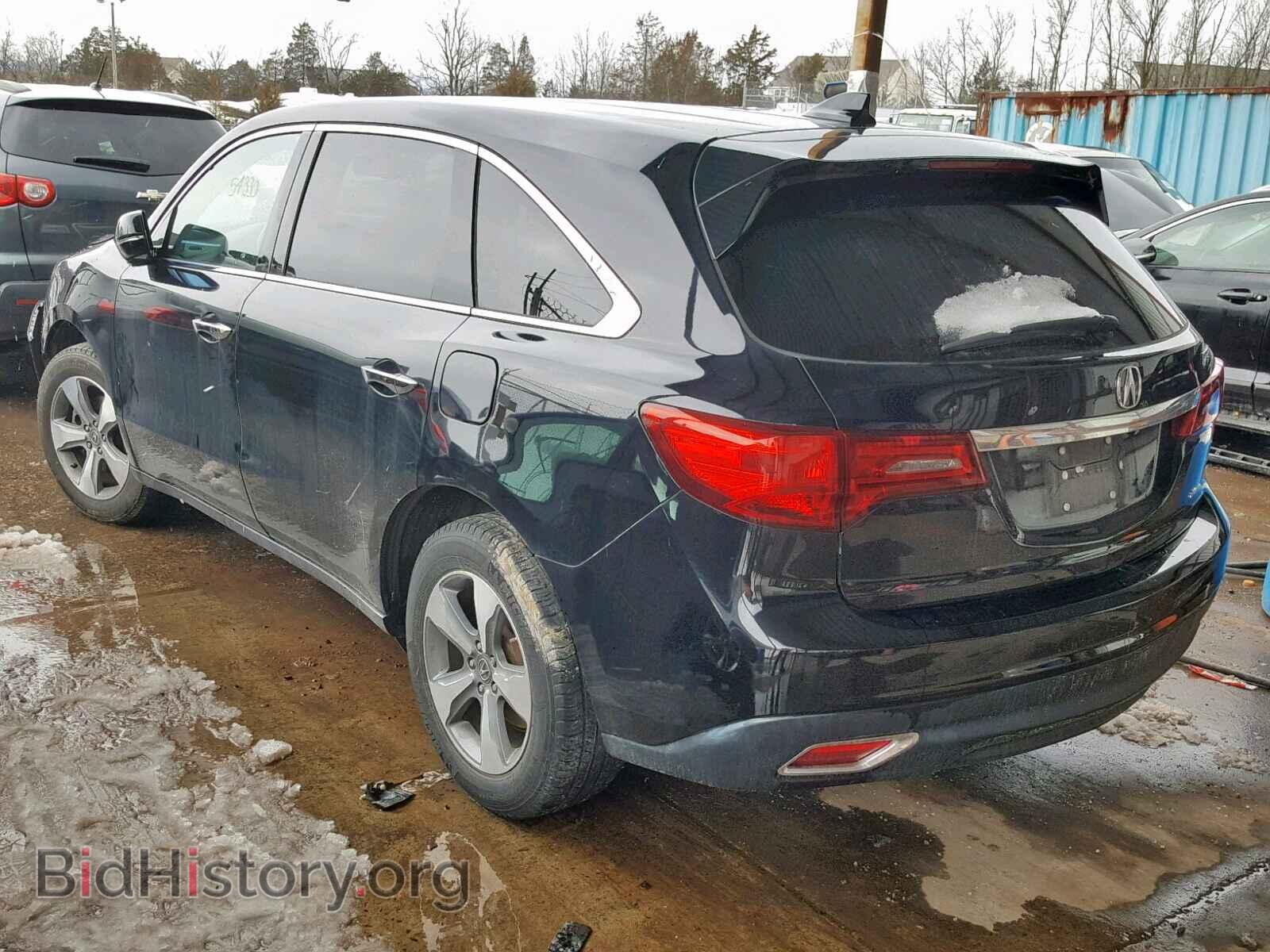 2014 ACURA MDX - VIN: 5FRYD4H21EB017871 - Фото 3
