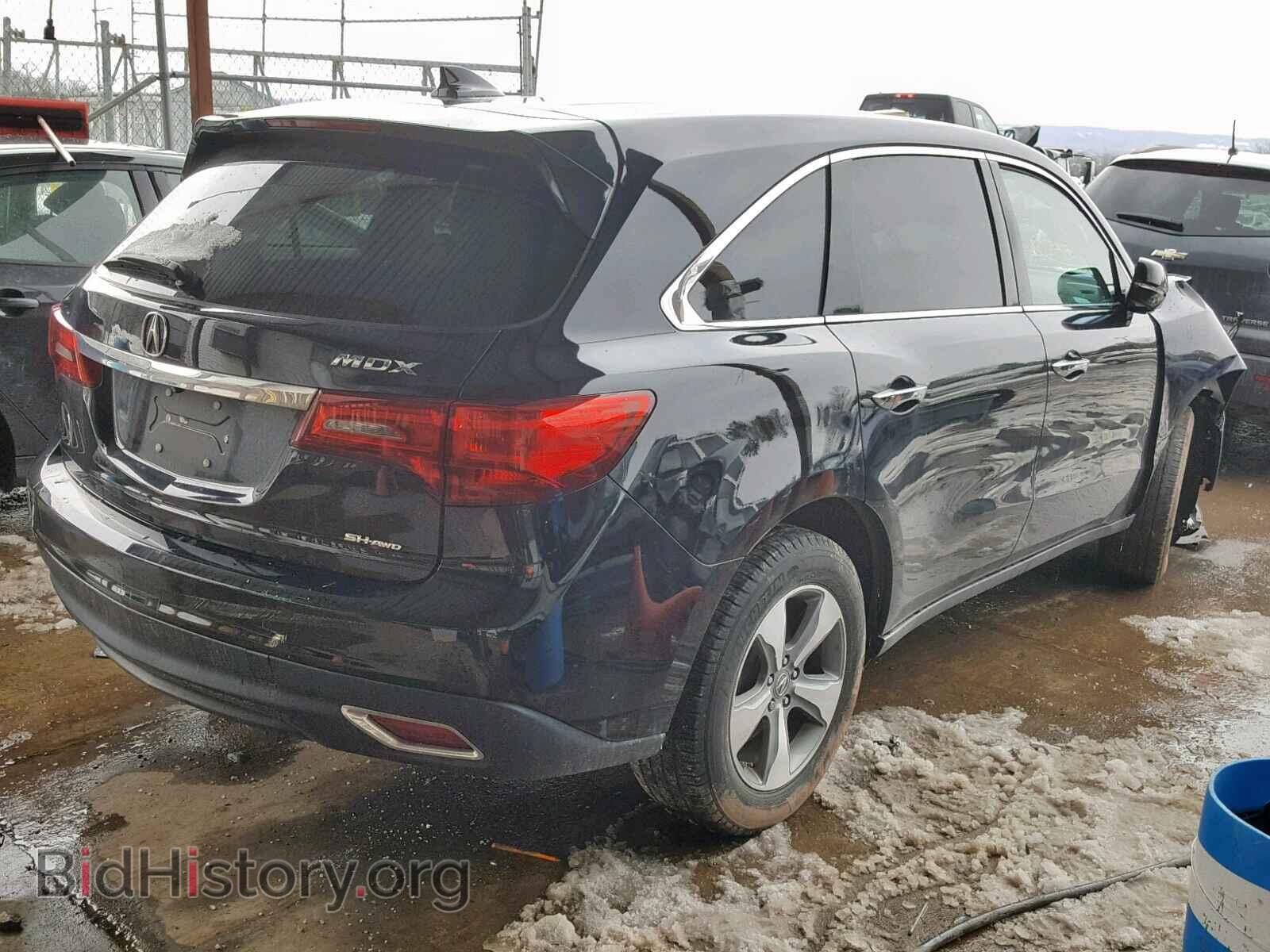 2014 ACURA MDX - VIN: 5FRYD4H21EB017871 - Фото 4