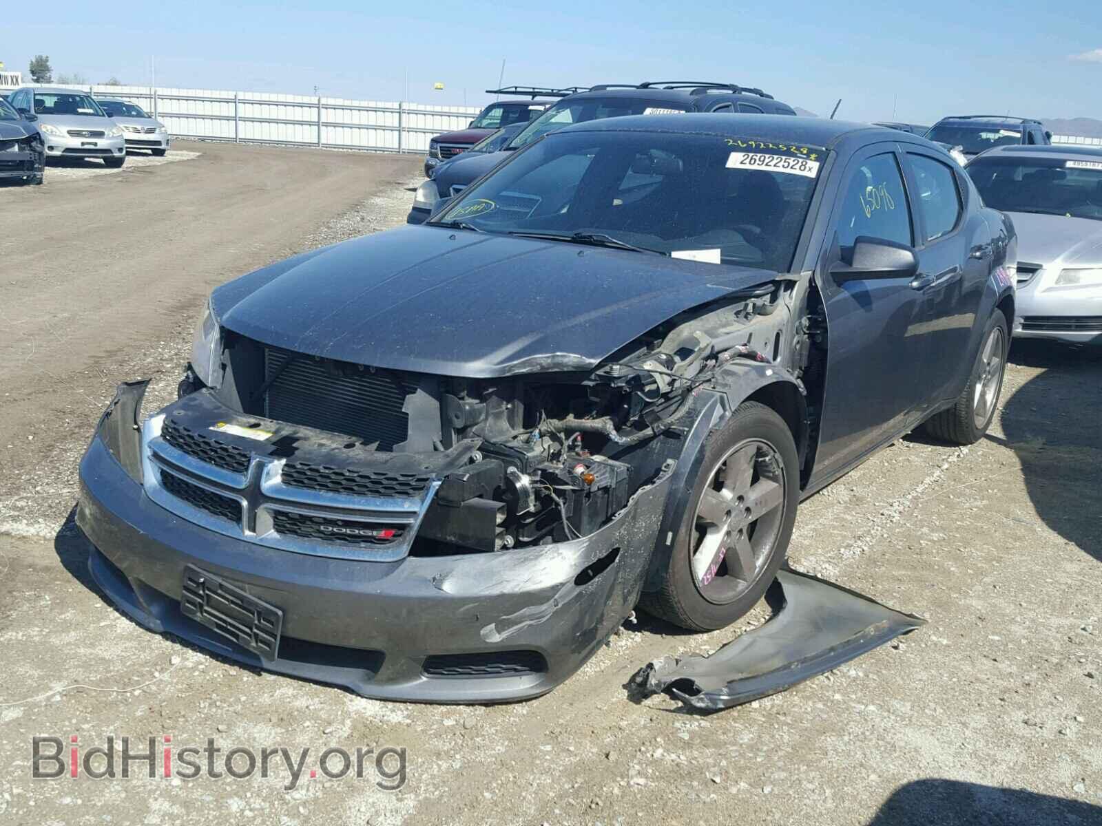 2013 DODGE AVENGER - VIN: 1C3CDZAB2DN658194 - Фото 2