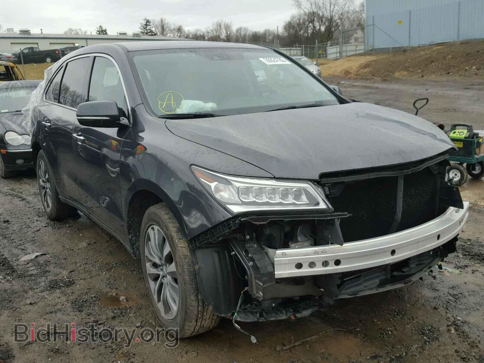 Photo 5FRYD4H41EB004491 - ACURA MDX 2014
