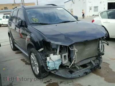 2012 Mitsubishi OUTLANDER, black — VIN JA4AS3AW2CU001595, Copart