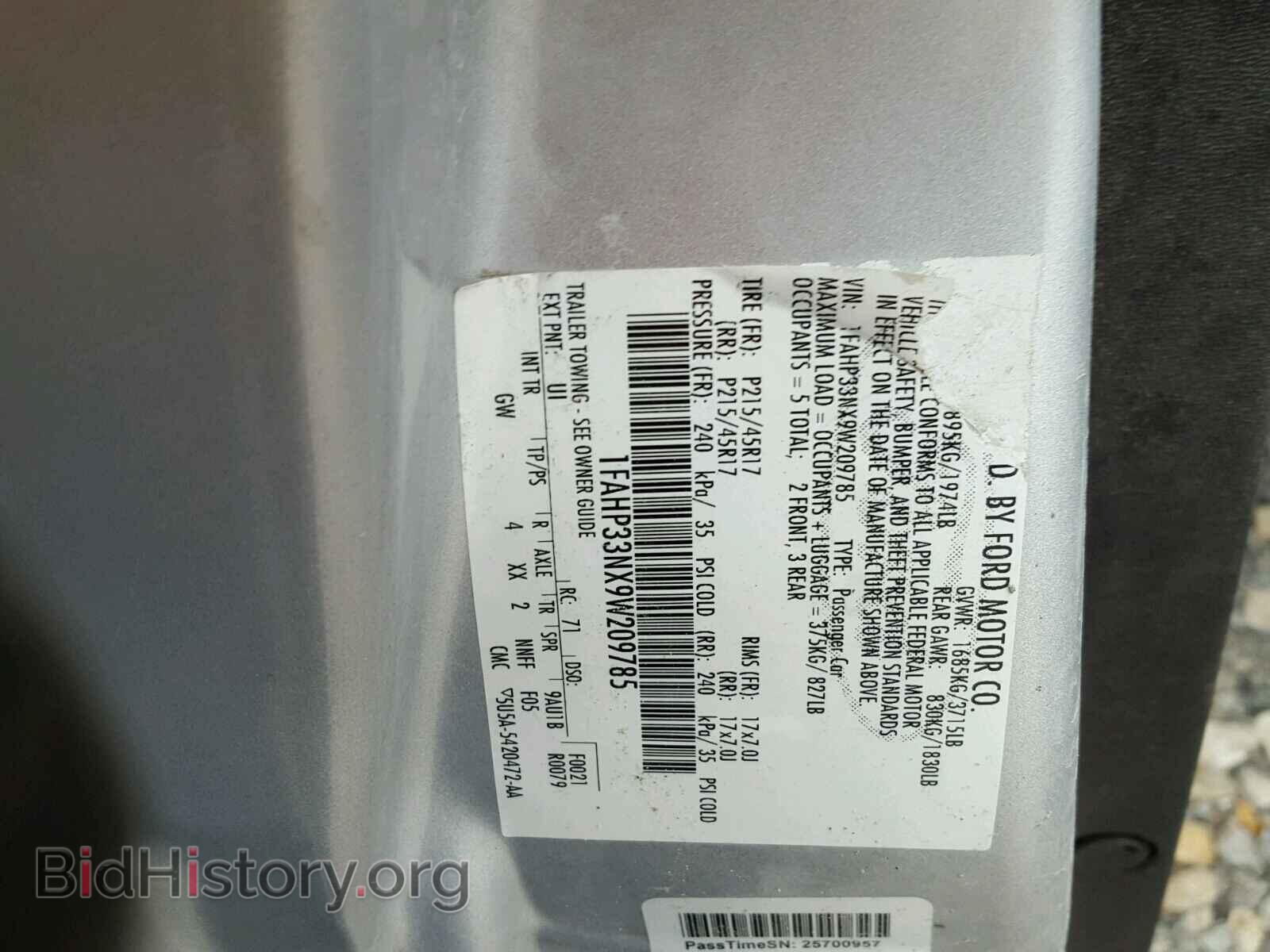 2009 FORD FOCUS - VIN: 1FAHP33NX9W209785 - Photo 10