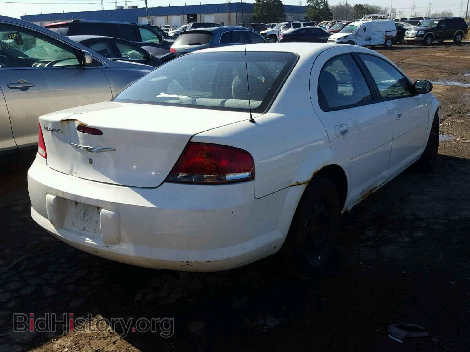 2004 CHRYSLER SEBRING - VIN: 1C3EL46X54N327869 - Фото 4