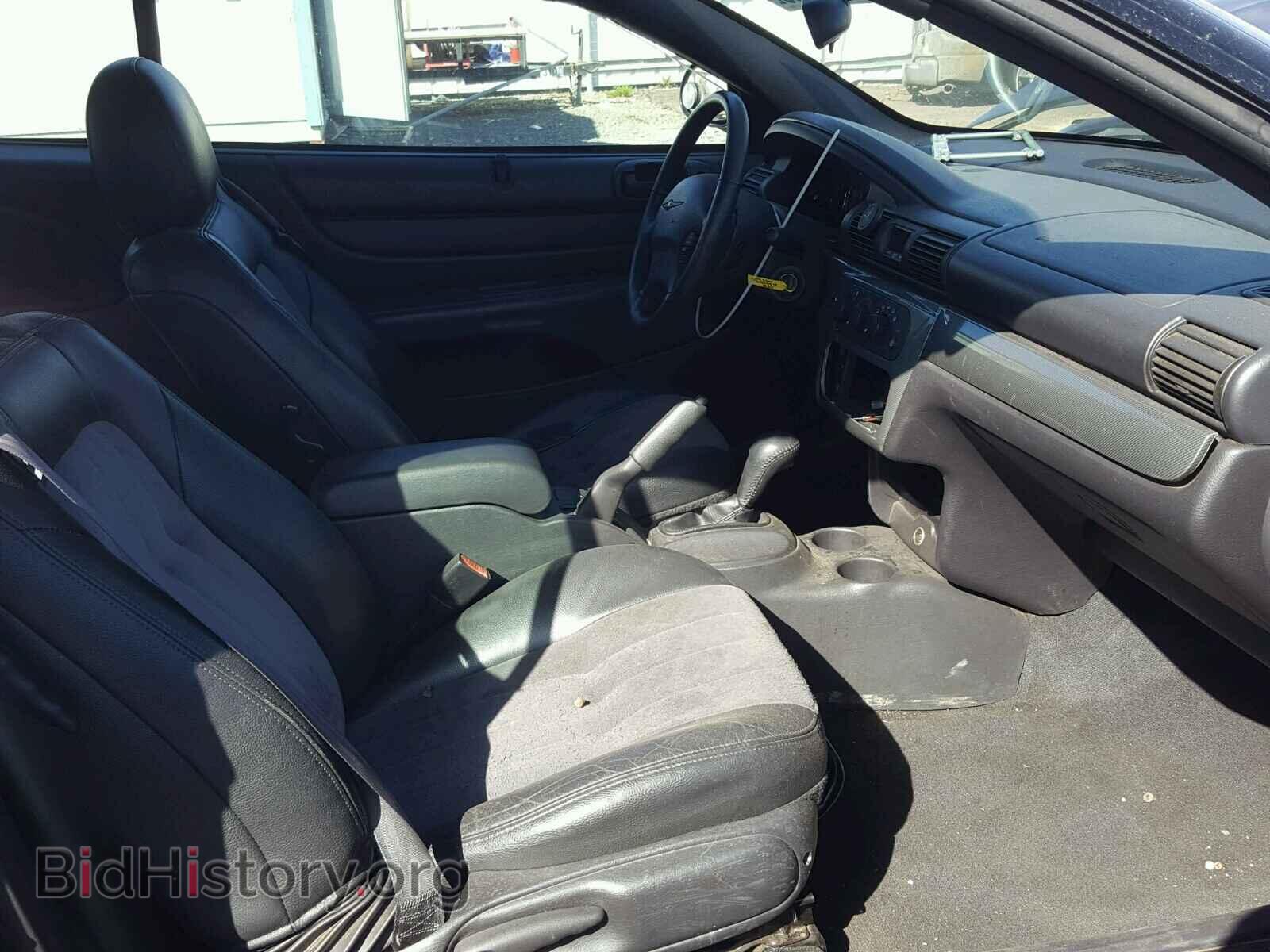 2004 CHRYSLER SEBRING - VIN: 1C3EL55R04N252748 - Фото 5