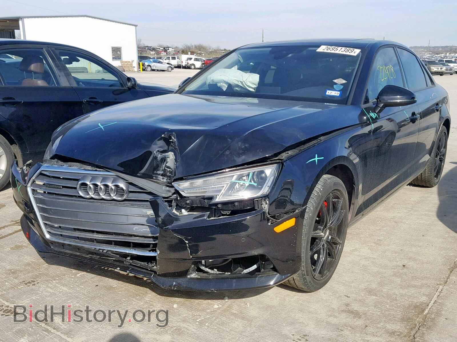 2017 AUDI A4 - VIN: WAUANAF44HN019149 - Фото 2