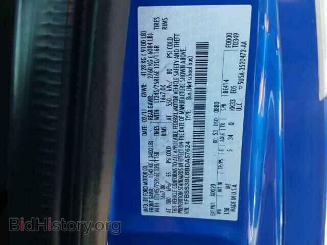 2011 FORD ECONOLINE - VIN: 1FBSS3BL8BDA57624 - Photo 9