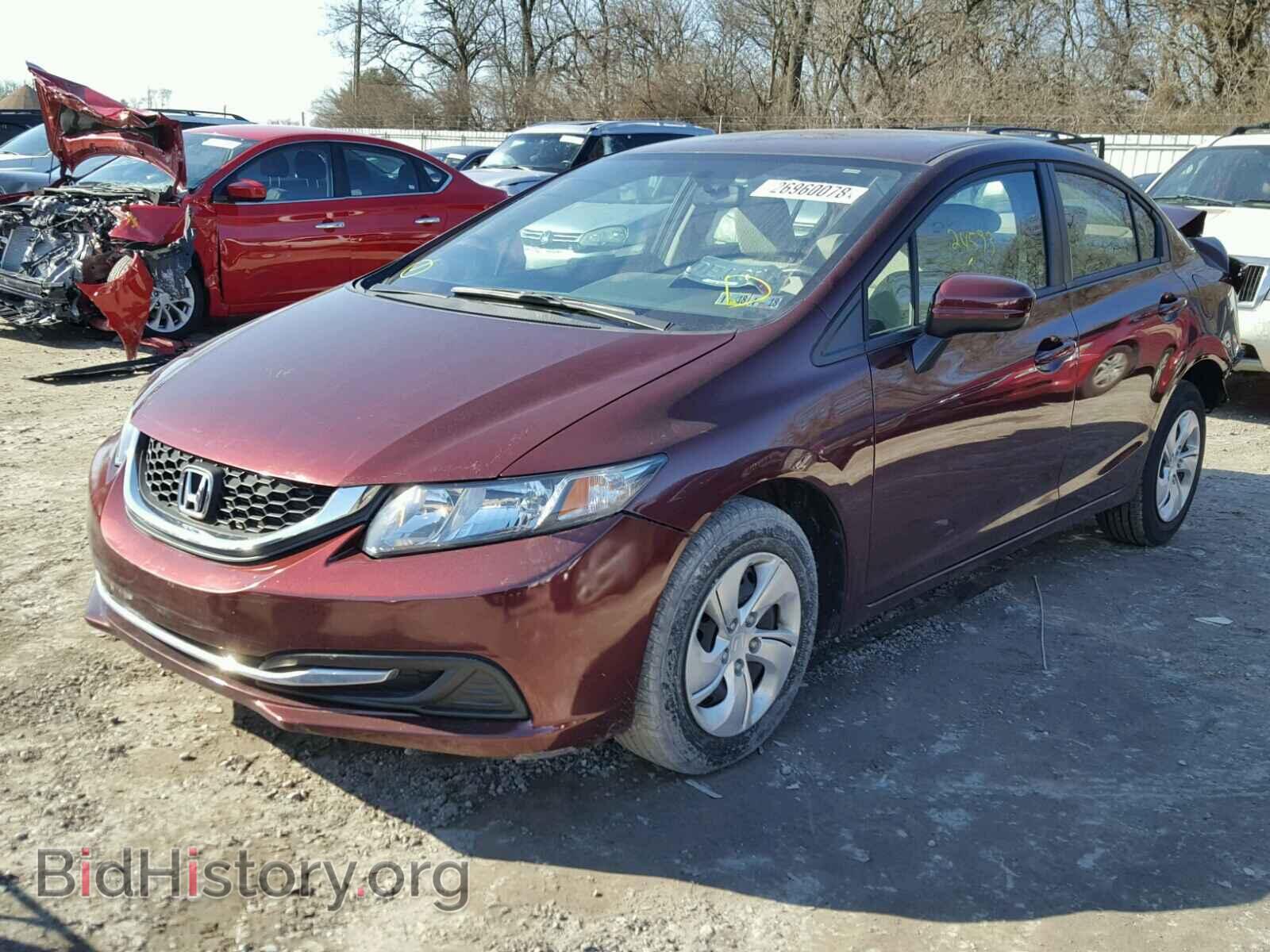 2014 HONDA CIVIC - VIN: 19XFB2F59EE207651 - Фото 2