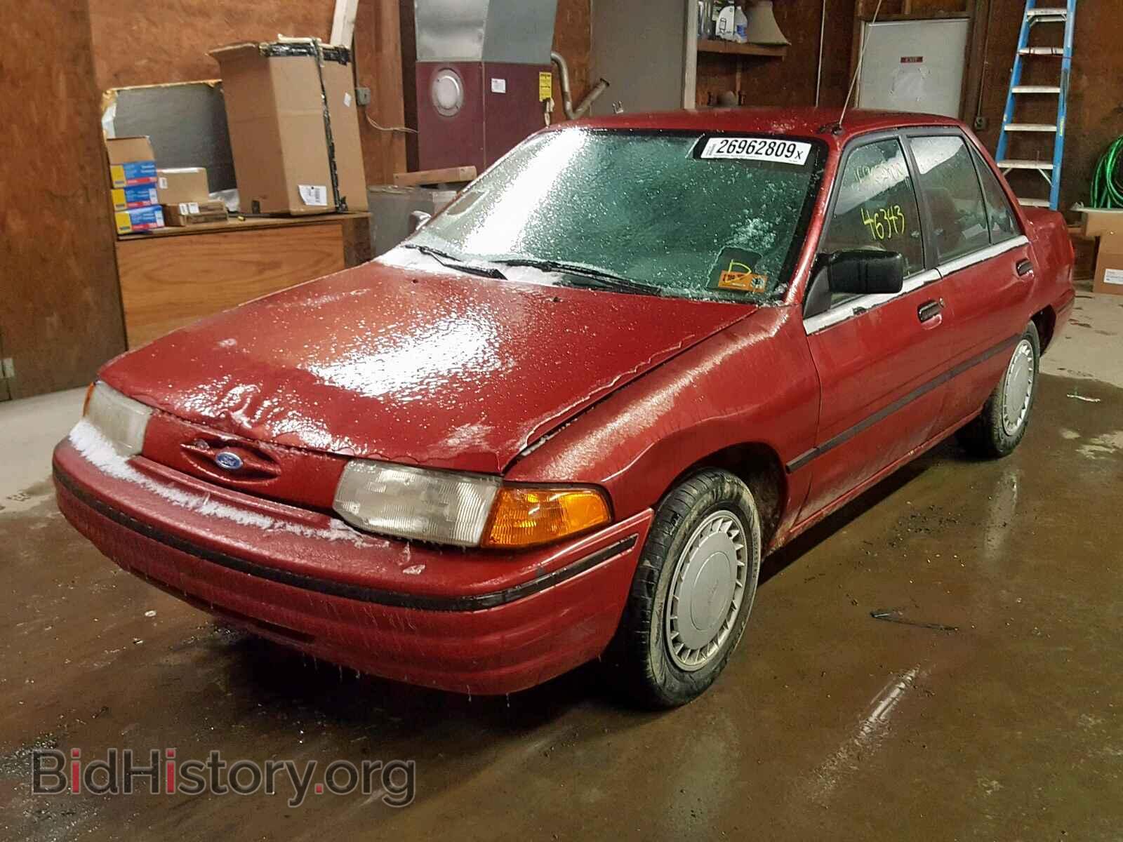 1993 FORD ESCORT - VIN: 3FAPP13J1PR183106 - Фото 2