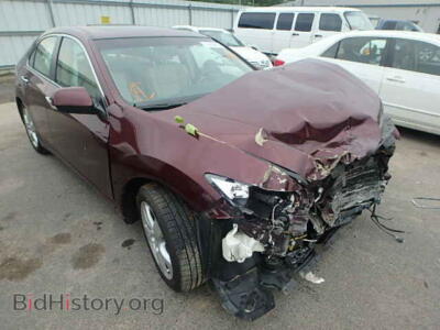 2010 Acura TSX, бордовый — VIN JH4CU2F6XAC031425, Copart