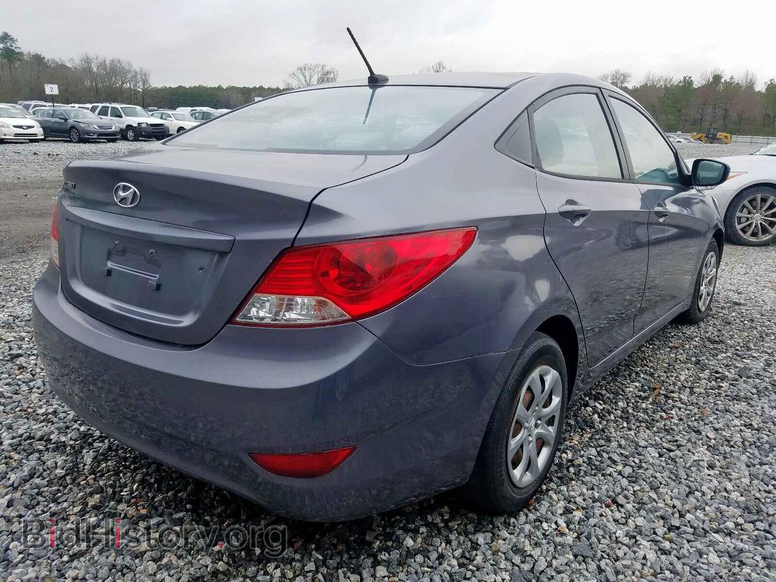 2013 HYUNDAI ACCENT - VIN: KMHCT4AE6DU497717 - Фото 4