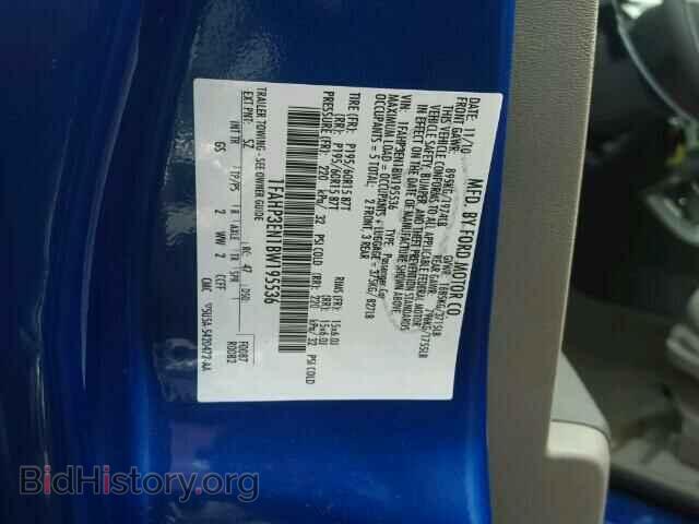 2011 FORD FOCUS - VIN: 1FAHP3EN1BW195536 - Фото 10