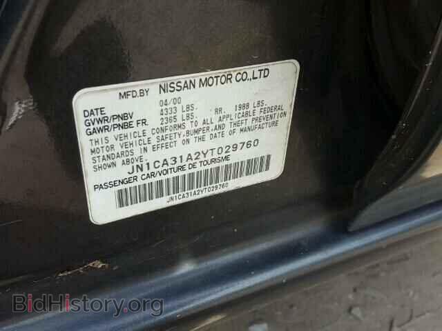 2000 NISSAN MAXIMA - VIN: JN1CA31A2YT029760 - Фото 10