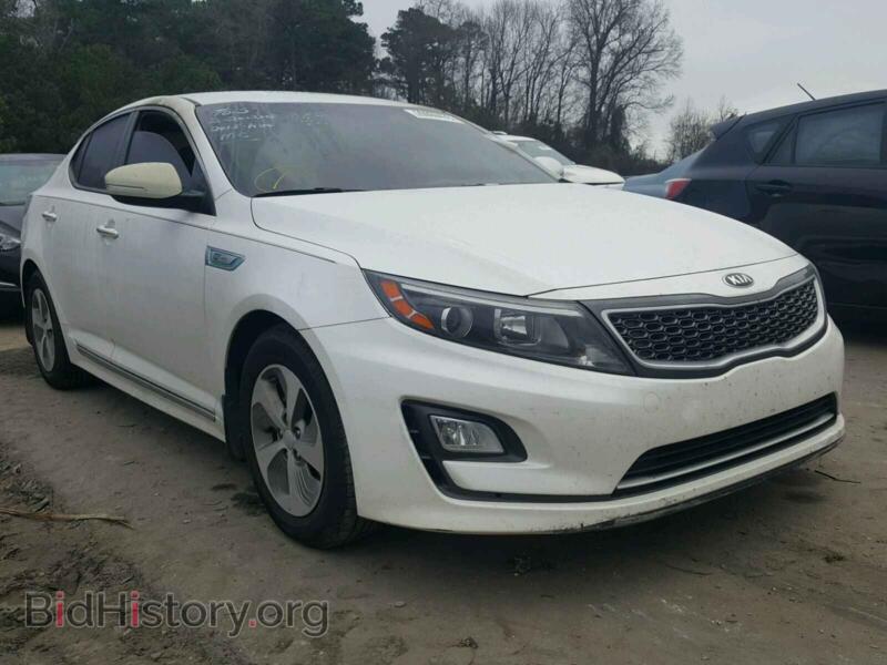 2015 Kia OPTIMA Optima HYB (VIN KNAGM4AD3F5090510) — фото 1 из 10, Copart, повреждение: пожар