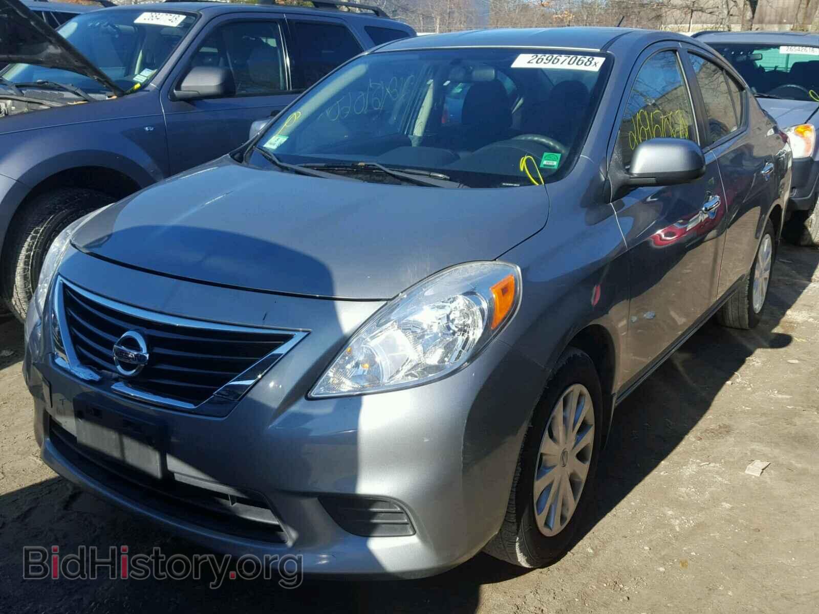 2012 NISSAN VERSA - VIN: 3N1CN7AP0CL865726 - Фото 2