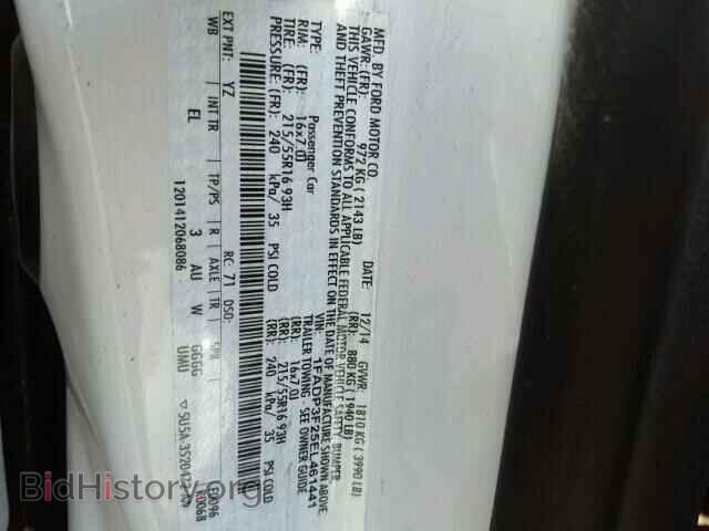2014 FORD FOCUS - VIN: 1FADP3F25EL461441 - Photo 10
