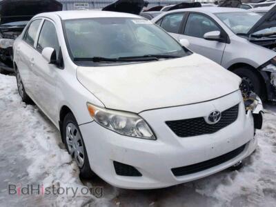 2010 Toyota COROLLA BA, белый — VIN , Copart