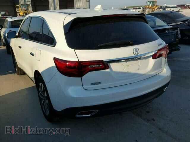 2016 ACURA MDX - VIN: 5FRYD3H62GB010038 - Фото 3